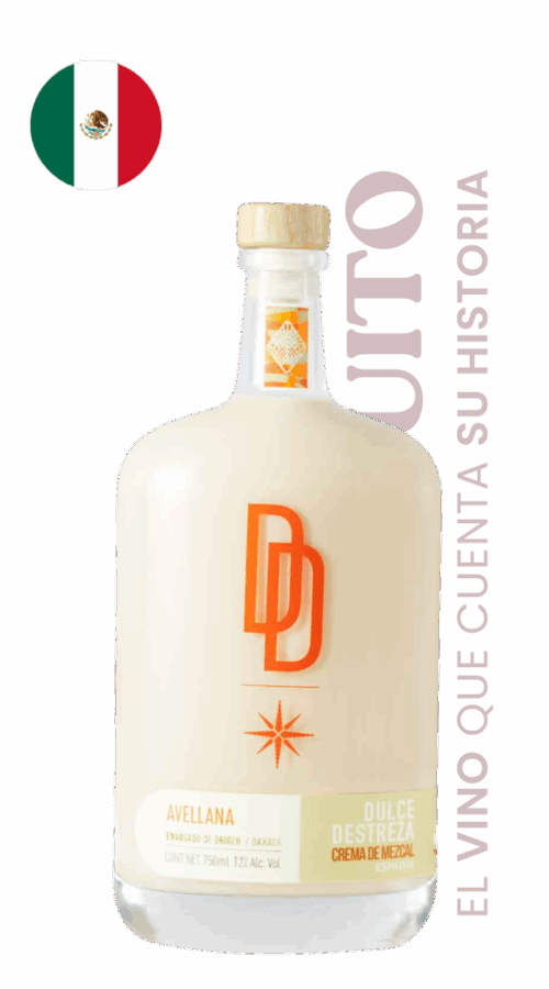 DULCE DESTREZA <BR> Mezcal <BR> CREMA DE AVELLANA