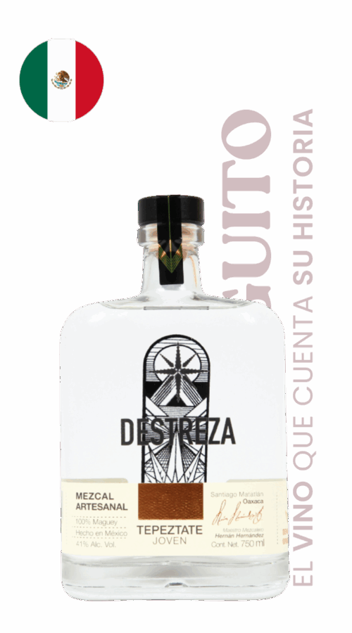 DULCE DESTREZA <BR> Mezcal <BR> TEPEZTATE JOVEN