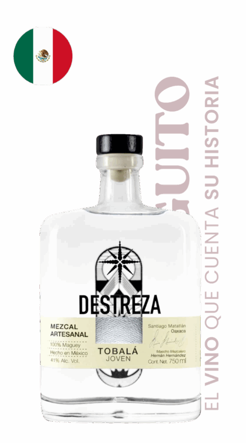 DULCE DESTREZA <BR> Mezcal <BR> TOBALÁ JOVEN
