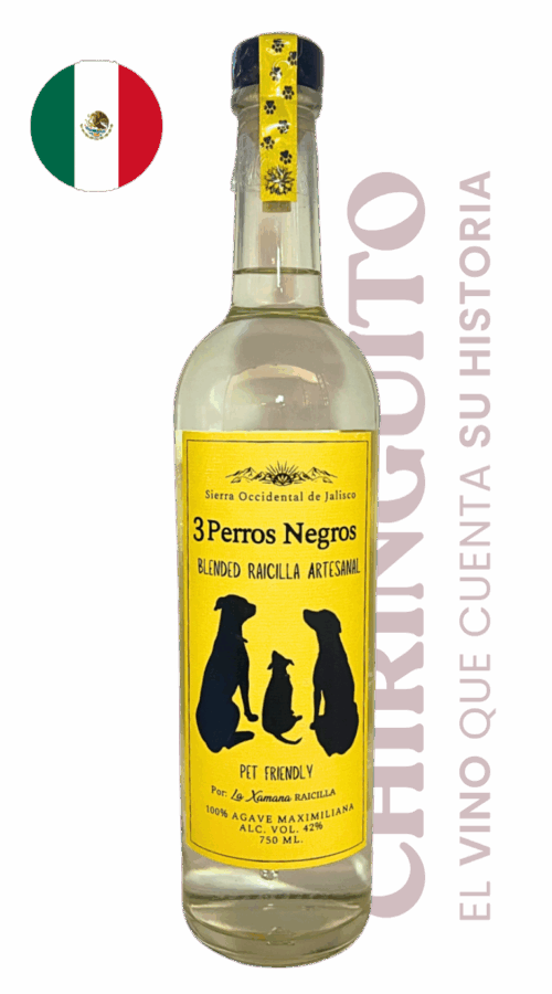 3 PERROS NEGROS <br> Raicilla <br> BLEND