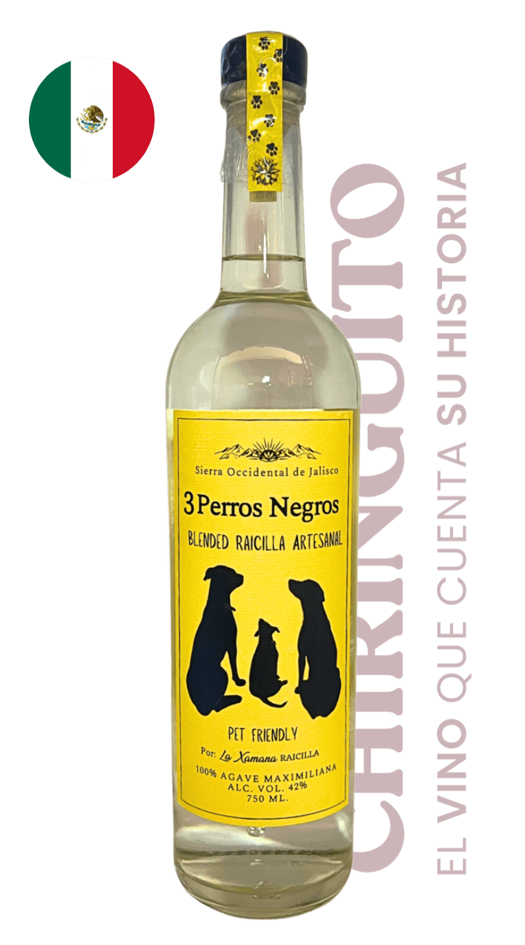 LA XAMANA 3 Perros Negro BLEND
