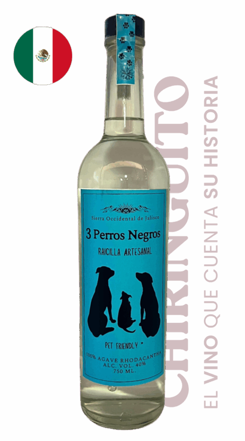 3 PERROS NEGROS <br> Raicilla <br> COSTA